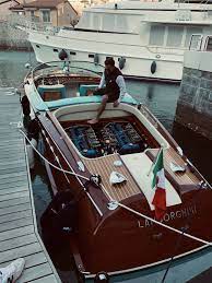 Riva Lamborghini Classic Wooden Boats Mahogany Boat Vintage Boats