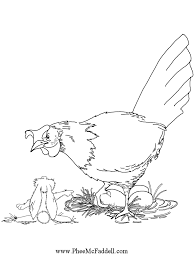 Chicky And Her Eggs Coloring And Craft Project Www Pheemcfaddell Com Coloring Pages Coloring Eggs Color