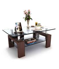 A coffee table is one of the most functional pieces of furniture in a home, but that doesn't mean that it shouldn't showcase your design aesthetic. Peter Centre Table With Glass Top Buy Peter Centre Table With Glass Top Online At Best Prices In India On Snapdeal