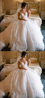 Lace Straps Ball Gown V Neck Long Wedding Dresses Online Cheap Bridal Dresses Wd546 In 2020 Cheap Bridal Dresses Online Wedding Dress Wedding Dresses Lace