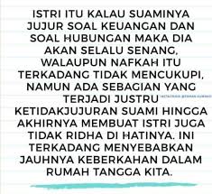 Seorang suami berkata pada istrinya: Lemona Tegal Jangan Merasa Aman Ketika Istri Tdk Lagi Facebook
