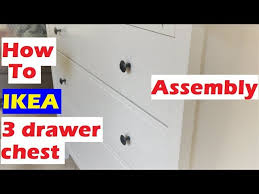 Maybe you would like to learn more about one of these? How To Assemble Ikea Hemnes 3 Drawer Chest Youtube