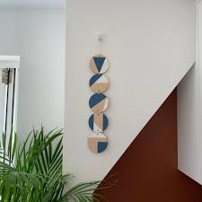 Check spelling or type a new query. Blue And White Wall Hanging Colourful Geometric Art Scandi Hygge Boho