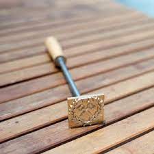 Custom gift for dad, husband, custom branding iron, wood stamp, woodworker and leather craft, electric branding iron. Custom Wood Branding Iron For Heating With Blow Torch Lw Custom Works