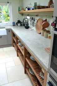 Open Kitchen Cabinet Ideas Kitchen Open Cabinet Best Open Kitchen Cabinets Ideas On Open Cabinets Country Kitche Rustic Kitchen Concrete Kitchen Kitchen Design