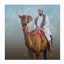 رسمة خاصة من مقتنيات صاحب السمو أسعد بن طارق ال سعيد نائب رئيس الوزراء لشؤون العلاقات والتعاون الدولي zamzam alrahbi sultan qaboos art painting