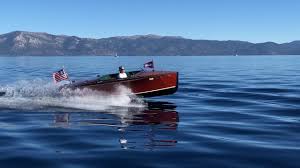 The space is a bit small. 1939 Chris Craft 19ft Custom Runabout Barrel Back Sierra Boat Co