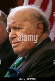 Billionaire media entrepreneur John Werner Kluge listens during a press  briefing about his $400 million gift to Columbia University, in New York,  Wednesday April 11, 2007. Kluge, 92, is giving $400 million