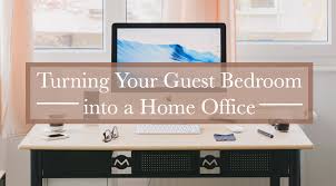 In the space shown here, a daybed plumped up with lots of cushions serves as a sofa for watching tv or as a bed for overnight guests. So Your Home Office Is In Your Guest Room Hm Etc