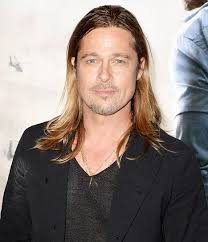 Brad Pitt Shaves Off Hair For Movie Role Picture Brad Pitt Long Hair Brad Pitt Hair