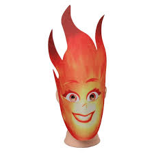 Cartoon Movie Elemental Ember Cosplay Mask Costume Women Fire Roleplay  Fantasia Halloween Carnival Party Cloth Female Disguise