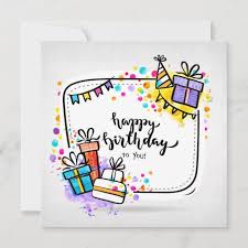 Happy Birthday To You Card Zazzle Com In 2021 Happy Birthday Drawings Happy Birthday Posters Happy Birthday Signs