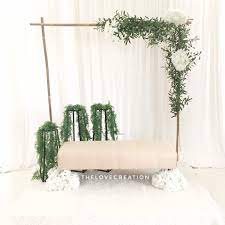 Pelamin tanpa shaggy carpet tersangatlah tak into 2018. 9 Best Minimalist Simple Pelamin 011 27126148 Ideas Simple Wedding Decorations Wedding Backdrop Design Wedding Backdrop