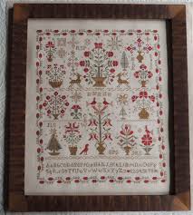 Christmas Garden Cross Stitch Designs Cross Stitch Samplers Blackbird Designs