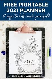 The call of the wild activity packet free printable — bookmarks, coloring pages, puzzles, and more! Free Printable 2021 Planner Making Lemonade