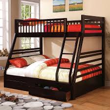 Cappuccino Bunk Beds Twin Over Full Desain Tempat Tidur Susun Kamar Tidur Anak Tempat Tidur Tingkat