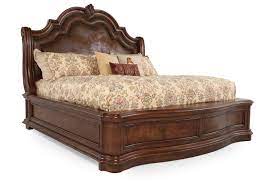Pulaski san mateo sleigh bed mathis brothers furniture bed. Pulaski San Mateo Queen Sleigh Bed Oak Bedroom Furniture Sleigh Bedroom Set Furniture