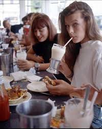 Because for every hilarious tacky '90s picture i find, there are five cool ones and i. Jump Into 80s A Young Milla Jovovich And Milkshake 1987 Facebook