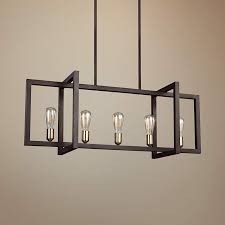 Finnegan 40 Wide New Bronze Kitchen Island Light Chandelier 18w32 Lamps Plus Chandelier Lighting Fixtures Lamp Design Chandelier