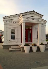 Post Office In Seaside Square Fl Post Office Outdoor Decor Outdoor Structures