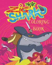 Zig and sharko online colouring pages. Zig And Sharko Coloring Book Coloring Book For Kids All Ages Cute 30 Unique Coloring Pages Design Super Gift For Girls Or Boys Amazon De Art Sharko Fremdsprachige Bucher