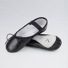 Capezio Daisy Ballet Shoes Black Leather Narrow