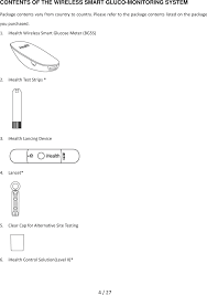 Bg5s Wireless Smart Glucose Meter User Manual Andon Health