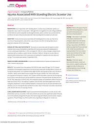 Check spelling or type a new query. Pdf Injuries Associated With Standing Electric Scooter Use
