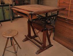 Ancienne Table D Architecte Reglable 1900 Le Grenier Tekentafel