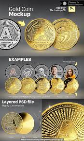 Download Best Gold Coin Mockup Psd Files Antara S Diary