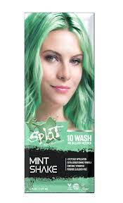 Splat 10 Wash Mint Shake Hair Color No Bleach Temporary Green Hair Dye Walmart Com Green Hair Dye Temporary Green Hair Dye Temporary Hair Color