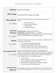 It helps the teacher to choose the materials, adapt the activities to student's needs, be prepared to possible problems. Developing A Brief Focus Lesson Thedailycafe Com