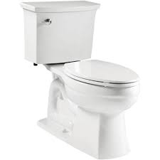 Kohler Elmbrook The Complete Solution 2 Piece 1 28 Gpf Single Flush Elongated Toilet In White With Quiet Close Seat Included K 2128 Kohler Kohler Toilet Toilet