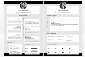 Front—end developer based in thessaloniki, greece. Microsoft Office Resumes John Alexander Resume Template Timeline