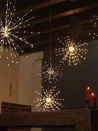 Starburst Lights Starburst Light Lighted Bouquet Hanging Christmas Lights