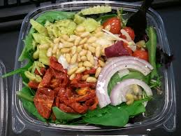 Mediterranean Salad From Eatzi S Mixed Greens Olive Oil Red Wine Vinegar Tomatoes Sun Dried T Healthy Food Inspiration Stuffed Peppers Mediterranean Salad