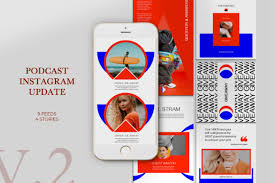 Download Podcast Instagram Templates Graphic By Qohhaarqhaz Creative Fabrica SVG Cut Files