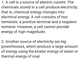 Both thermal and electrical conductivity depend in the same way on not just the mean free path, but also on other properties such as electron mass and even the number of free electrons per unit volume. Name Three Sources Of Electric Current Science Electricity And Circuits 14258921 Meritnation Com