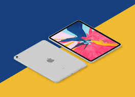 Free New Ipad Pro 2018 Mockup Psd In Perspective Vew New Ipad New Ipad Pro Ipad Pro