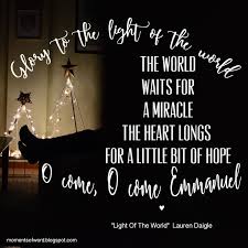 Lightoftheworld Laurendaigle Christmassong Christianmusic Christmas Emmanuel Lightoftheworl Lauren Daigle Christian Christmas Songs Lauren Daigle Lyrics