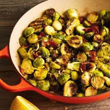 Bj S Brussel Sprouts Recipe Caramelized Brussels Sprouts With Bacon And Thyme Recipe Thyme Recipes Sprouts With Bacon Sprout Recipes