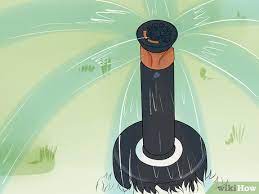 Watering direction once the spray head is installed in your system, the stem can be pattern in the desired watering direction. 3 Ways To Adjust Rainbird Sprinklers Wikihow