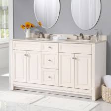 Average rating:0out of5stars, based on0reviews. Home Decorators Collection Brinkhill 60 In W X 34 In H X 22 In D Bathroom Vanity Cabinet In Cream Bh60 Cr The Home Depot