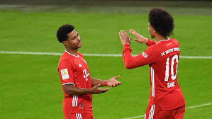 Fc bayern bundesliga league level: Fc Bayern Munchen Leroy Sane Serge Gnabry Vor Dieser Bayern Flugelzange Zittert Die Liga