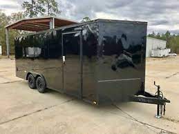 8x14 enclosed trailer for customized camper, toy hauler, utility. Enclosed Trailers For Sale Ebay