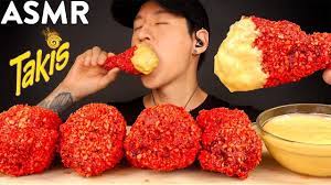 Asmr Cheesy Takis Fried Chicken Mukbang No Talking Cooking Eating So Mukbang Takis Food Fried Chicken