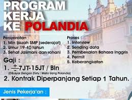 Sabtu, 05 september 2020 loker september 2020, loker solo, lulusan d3, lulusan s1, lulusan slta edit. Lowongan Kerja Luar Negeri Terbaru 2021 Ke Polandia Lowongan Kerja Keluar Negeri Pjtki Resmi