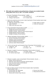 Maybe you would like to learn more about one of these? Soal Kemuhammadiyahan Kelas Xi Semester 1 Beserta Jawabannya
