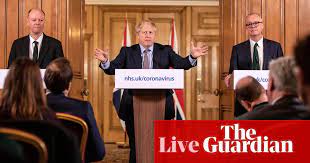 A press conference or news conference is a media event in which newsmakers invite journalists to hear them speak and, most often, ask questions. Boris Johnson Warns Britons To Avoid Non Essential Contact As Covid 19 Death Toll Rises As It Happened Politics The Guardian