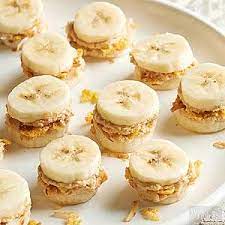 Crunchy Peanut Butter Coconut Bananas Recipe Healthy Snacks Easy Healthy Recipes Easy Snacks Healthy Snacks Recipes